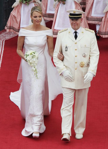 Княгиня Монако Шарлен и князь Монако Альбера II