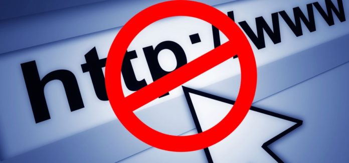 блокування інтернет сайтів