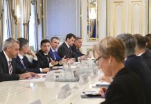 Volodymyr Zelenskyy met with Ambassadors of the G7 countries and Heads of the Missions to the EU and NATO