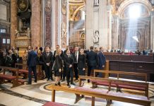 President and his wife visited landmarks of Vatican