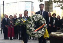 Премьеры Швеции и Бельгии почтили память жертв теракта в Брюсселе