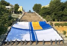 Національний рекорд до Дня ВМС: в Одесі розгорнули гігантський прапор флоту